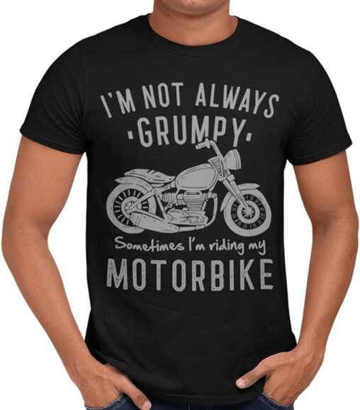 funny motorbike t-shirt